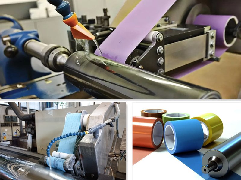 rollo de película de lapeado