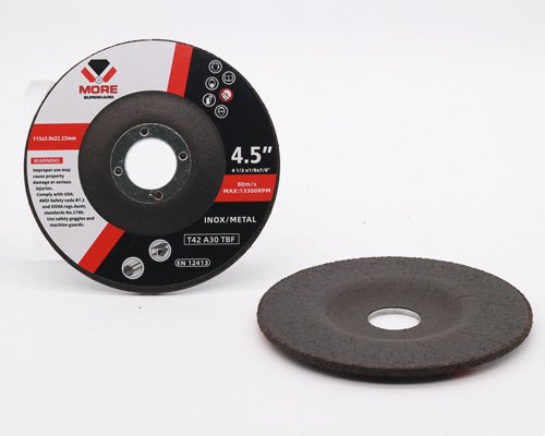 Disco de corte centro hundido