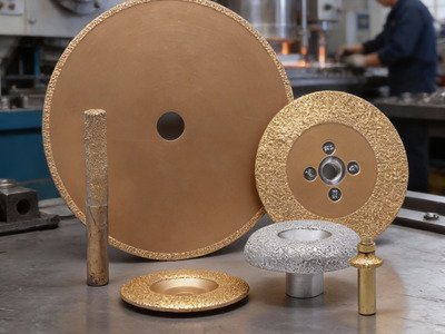 herramientas diamantadas soldadas al vacío