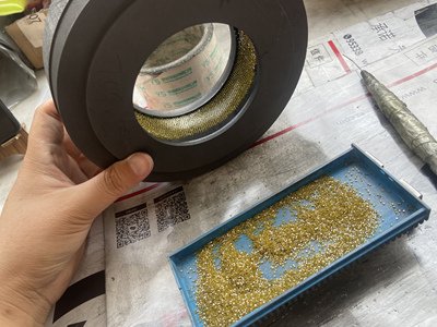 Rodillo diamantado rotativo