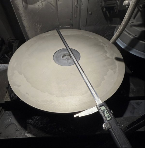 disco diamantado de gran diámetro